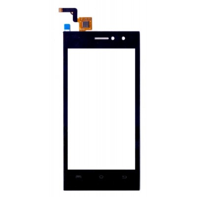 Touch Screen Digitizer For Lava A76 Black By - Maxbhi Com