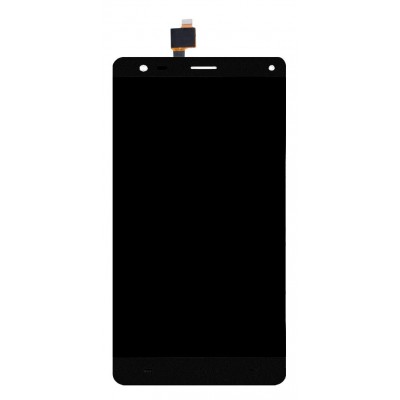 Lcd With Touch Screen For Lava V5 Black By - Maxbhi Com
