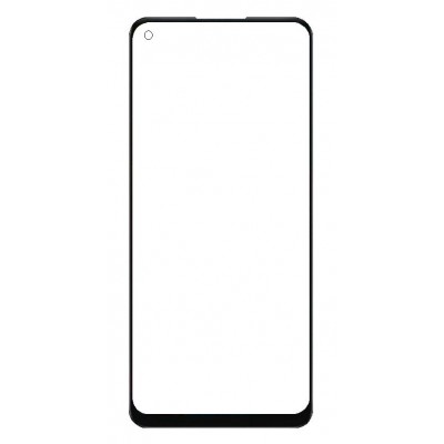 Replacement Front Glass For Oppo A78 4g Black By - Maxbhi Com