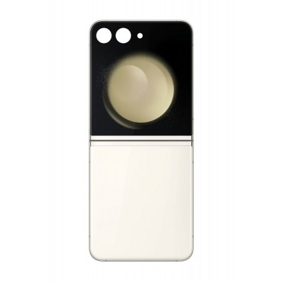Back Panel Cover For Samsung Galaxy Z Flip5cream - Maxbhi Com