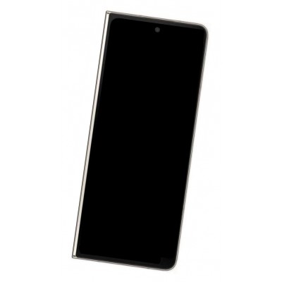 Lcd Frame Middle Chassis For Samsung Galaxy Z Fold5 Black By - Maxbhi Com