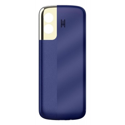 Back Panel Cover For Itel Super Guru 600 Blue - Maxbhi Com