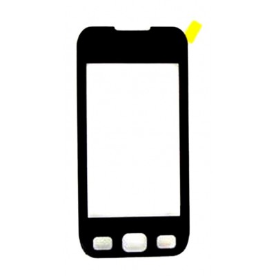 Replacement Front Glass For Samsung Wave 2 Pro Black By - Maxbhi Com
