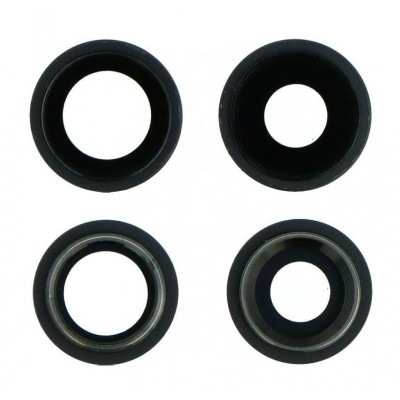 Camera Lens Glass with Frame for Apple iPhone 11 Black