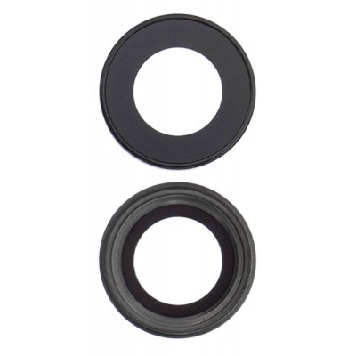 Camera Lens Glass with Frame for Apple iPhone 7 Black