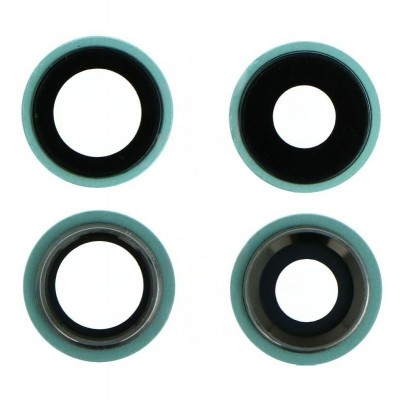 Camera Lens Glass with Frame for Apple iPhone 11 Green
