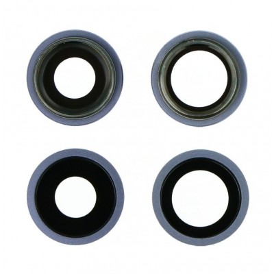 Camera Lens Glass with Frame for Apple iPhone 11 Purple