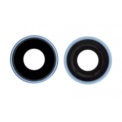 Camera Lens Glass With Frame For Apple Iphone Xr Blue By - Maxbhi Com