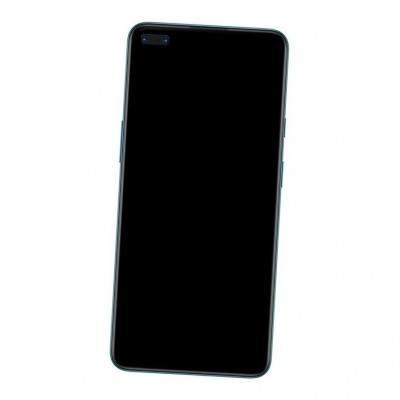 Camera Lens Glass with Frame for OnePlus Nord Black