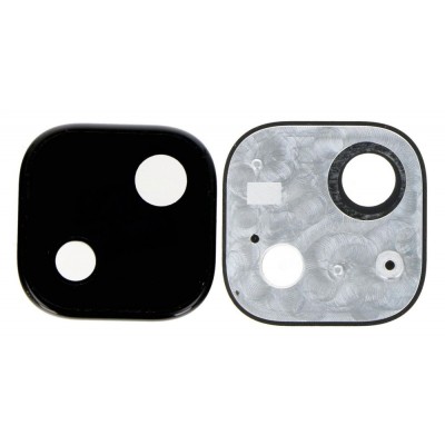 Camera Lens Glass with Frame for Google Pixel 4a Black