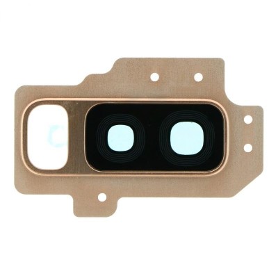 Camera Lens Glass With Frame For Samsung Galaxy S9 Plus Gold By - Maxbhi Com