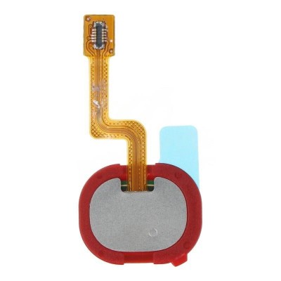 Fingerprint Sensor Flex Cable For Samsung Galaxy A21s Red By - Maxbhi Com