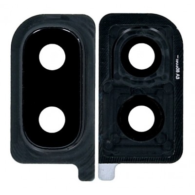 Camera Lens Glass With Frame For Samsung Galaxy A30 Black By - Maxbhi Com