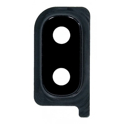 Camera Lens Glass With Frame For Samsung Galaxy A30 Black By - Maxbhi Com