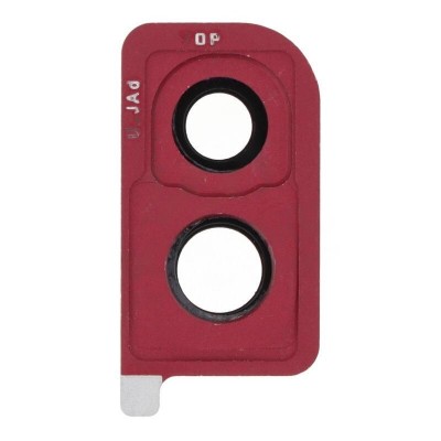 Camera Lens Glass With Frame For Samsung Galaxy A30 Red By - Maxbhi Com