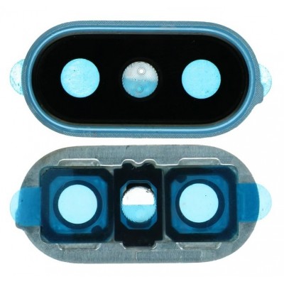 Camera Lens Glass With Frame For Xiaomi Mi A2 Blue By - Maxbhi Com