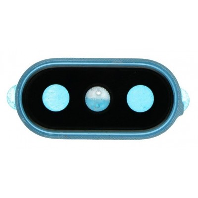 Camera Lens Glass With Frame For Xiaomi Mi A2 Blue By - Maxbhi Com