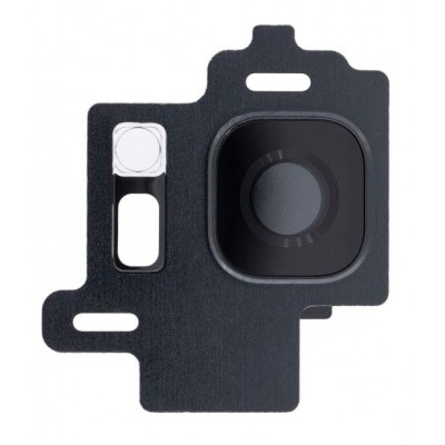 Camera Lens Glass With Frame For Samsung Galaxy S8 Black By - Maxbhi Com