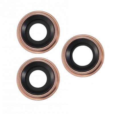 Camera Lens Glass with Frame for Apple iPhone 11 Pro Max Gold
