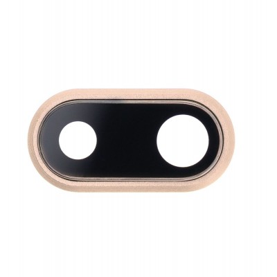 Camera Lens Glass With Frame For Apple Iphone 8 Plus Gold By - Maxbhi Com