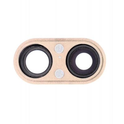 Camera Lens Glass With Frame For Apple Iphone 8 Plus Gold By - Maxbhi Com