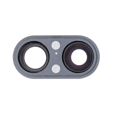 Camera Lens Glass With Frame For Apple Iphone 8 Plus Grey By - Maxbhi Com