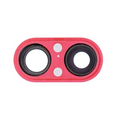 Camera Lens Glass With Frame For Apple Iphone 8 Plus Red By - Maxbhi Com