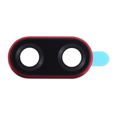 Camera Lens Glass with Frame for Huawei Nova 3i Red