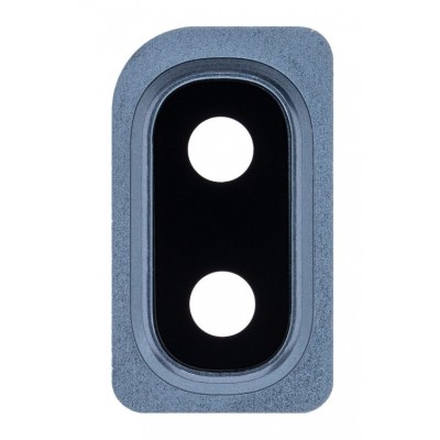 Camera Lens Glass With Frame For Samsung Galaxy A10 White By - Maxbhi Com