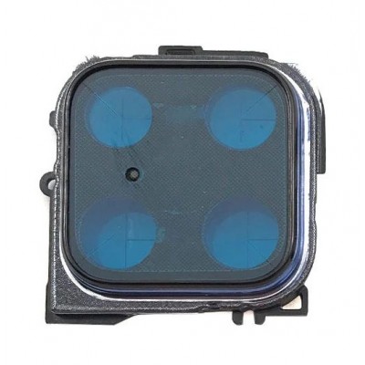 Camera Lens Glass With Frame For Xiaomi Redmi Note 9 White By - Maxbhi Com