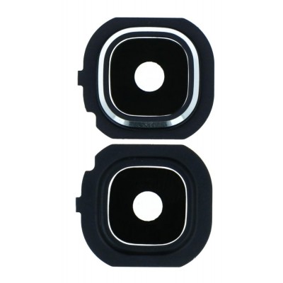 Camera Lens Glass with Frame for Samsung Galaxy J7 (2016) Black
