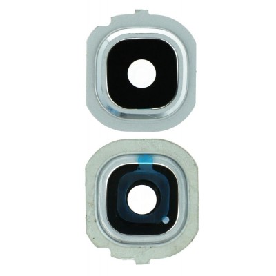 Camera Lens Glass With Frame For Samsung Galaxy J7 2016 White By - Maxbhi Com