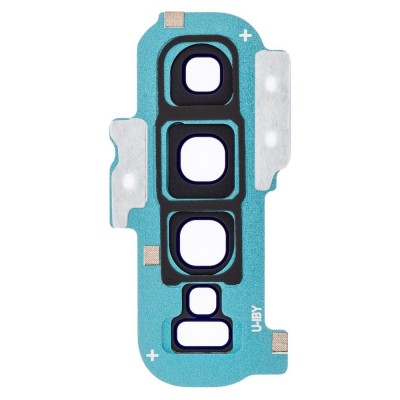 Camera Lens Glass With Frame For Samsung Galaxy S10 Plus Blue By - Maxbhi Com