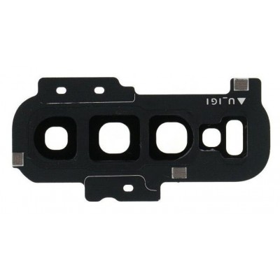 Camera Lens Glass With Frame For Samsung Galaxy S10 Plus Grey By - Maxbhi Com