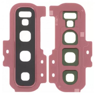 Camera Lens Glass With Frame For Samsung Galaxy S10 Plus Pink By - Maxbhi Com