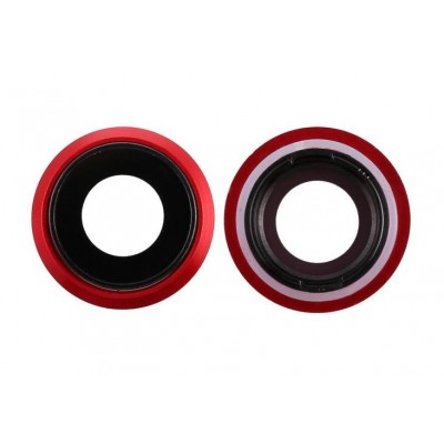 Camera Lens Glass with Frame for Apple iPhone 7 128GB Red