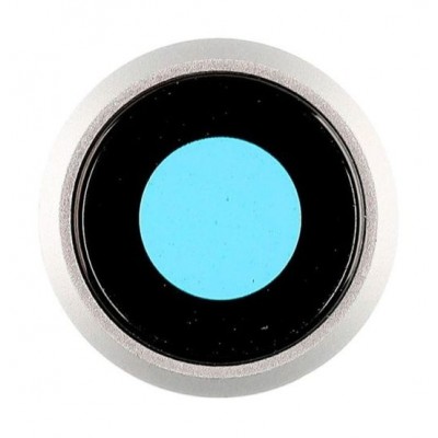 Camera Lens Glass With Frame For Apple Iphone 7 Silver By - Maxbhi Com
