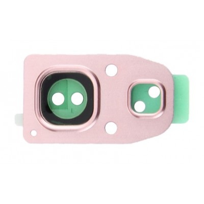 Camera Lens Glass With Frame For Samsung Galaxy A5 2017 Pink By - Maxbhi Com