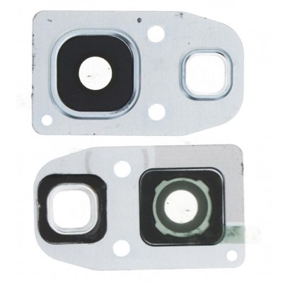 Camera Lens Glass With Frame For Samsung Galaxy A5 2017 White By - Maxbhi Com