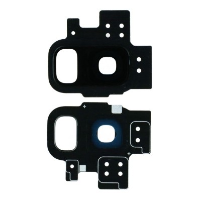 Camera Lens Glass with Frame for Samsung Galaxy S9 Black