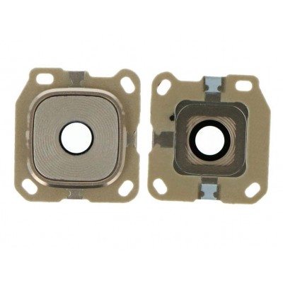 Camera Lens Glass With Frame For Samsung Galaxy C9 Pro Gold By - Maxbhi Com