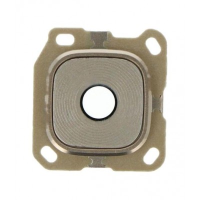 Camera Lens Glass With Frame For Samsung Galaxy C9 Pro Gold By - Maxbhi Com