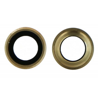 Camera Lens Glass with Frame for Apple iPhone 6s Plus Gold