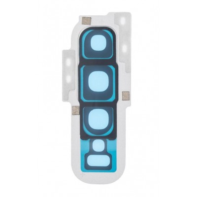 Camera Lens Glass With Frame For Samsung Galaxy S10 White By - Maxbhi Com