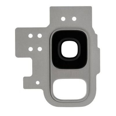 Camera Lens Glass With Frame For Samsung Galaxy S9 Grey By - Maxbhi Com