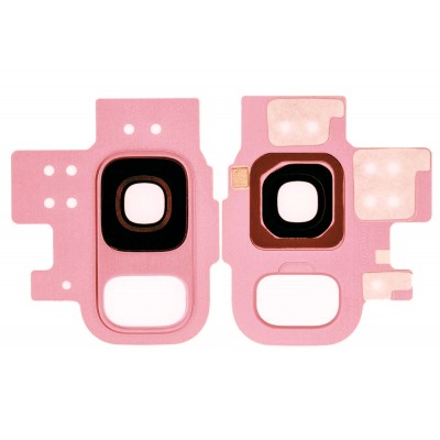 Camera Lens Glass With Frame For Samsung Galaxy S9 Red By - Maxbhi Com