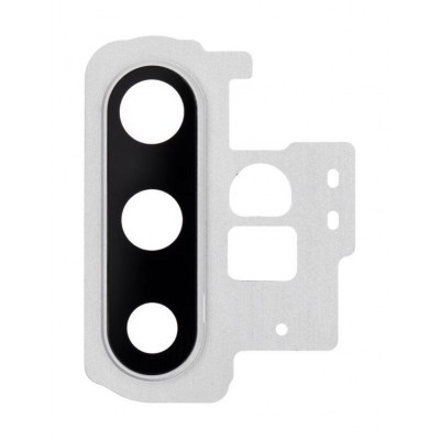 Camera Lens Glass With Frame For Samsung Galaxy Note 10 Plus White By - Maxbhi Com