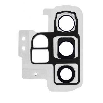 Camera Lens Glass With Frame For Samsung Galaxy Note 10 Plus White By - Maxbhi Com