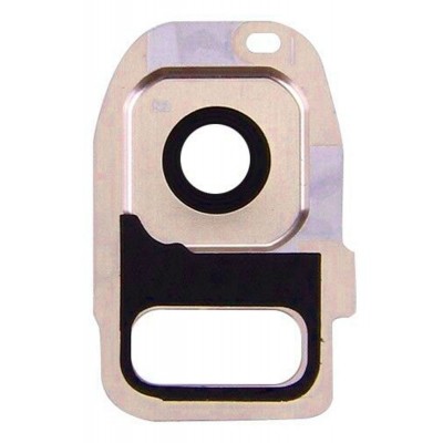 Camera Lens Glass With Frame For Samsung Galaxy S7 Edge Gold By - Maxbhi Com