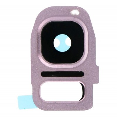 Camera Lens Glass With Frame For Samsung Galaxy S7 Edge Pink Gold By - Maxbhi Com